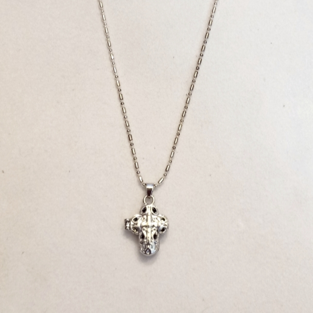 SS925 Cross Locket